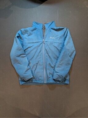 Eddie Bauer Trail Soft Shell Jacket Mens TXL Blue Full Zip Outdoor Windproof